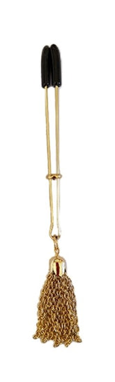 Spartacus Adjustable Tweezer Clamps with Chain Tassel